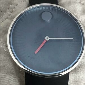 Movado Black and Silver Smartwatch